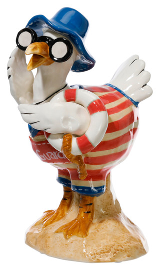 Thumbnail 1: BLUE SKY 9 In Ceramic Life Guard Seagull 