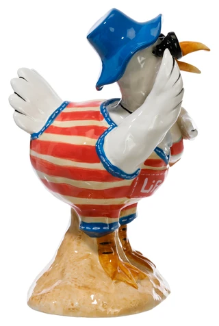 Thumbnail 3: BLUE SKY 9 In Ceramic Life Guard Seagull 