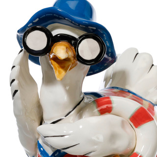 Thumbnail 4: BLUE SKY 9 In Ceramic Life Guard Seagull 