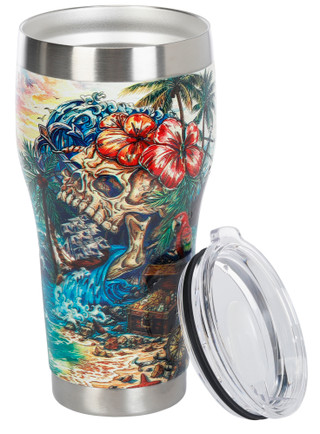 Thumbnail 3: REEL LEGENDS 30 oz Endless Summer Stainless Steel Tumbler 