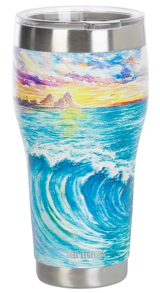 Thumbnail 4: REEL LEGENDS 30 oz Endless Summer Stainless Steel Tumbler 