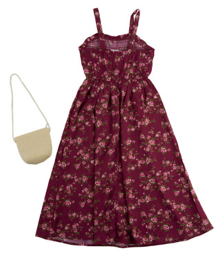 Thumbnail 2: Love Squared Girls 2 Pc Floral Dress Set 