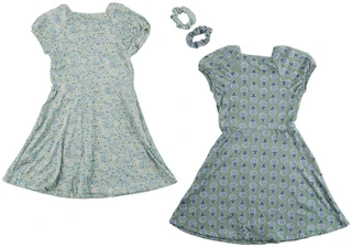 Thumbnail 2: B TWEEN Big Girl's 2 Pk Knit Faux Wrap Dresses Set 