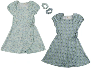 Thumbnail 1: B TWEEN Big Girl's 2 Pk Knit Faux Wrap Dresses Set 
