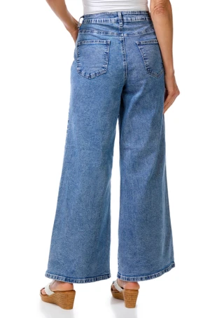 Thumbnail 2: GOGO JEANS Juniors High Rise Wide Leg Jeans 