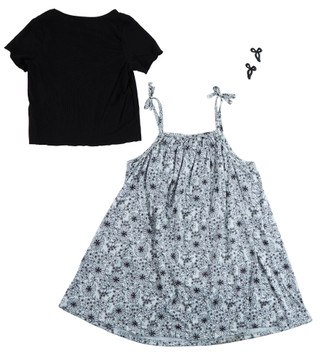 Thumbnail 3: Btween Big Girl's Short Sleeve Jumper Dress 