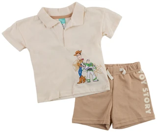 Thumbnail 1: Toy Story Baby Boy's 2 Pc Toys Graphic Polo Short Set 