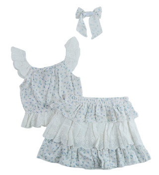 Thumbnail 2: Lilt Girls 3 Pc Skirt Set 