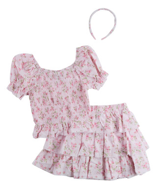 Thumbnail 1: Lilt Girls 3 Pc Skort Set 