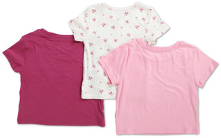 Thumbnail 2: Nannette Little Girls 3 Pk Knit Tees 
