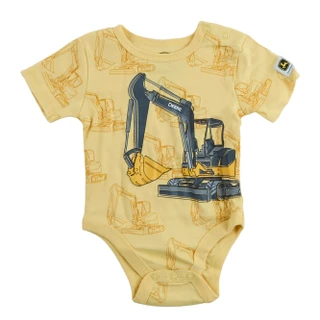 Thumbnail 1: John Deere Baby Boy's Short Sleeve Digger Onesie 