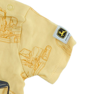 Thumbnail 2: John Deere Baby Boy's Short Sleeve Digger Onesie 
