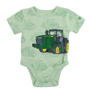 Thumbnail 1: John Deere Baby Boy's Short Sleeve Tractor Onesie 