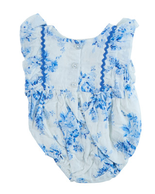 Thumbnail 2: Pippa & Julie Baby Girl Clip Dot Romper 