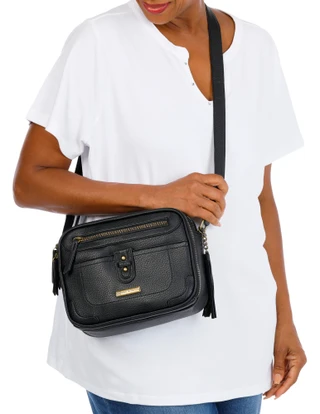 Thumbnail 1: White Mountain Starling Hills Camera Organizer Crossbody Bag 