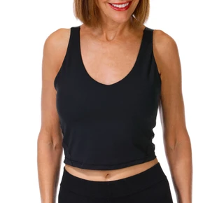 Thumbnail 1: BADGLEY MISCHKA Women's Deep V Neck Sports Bra 