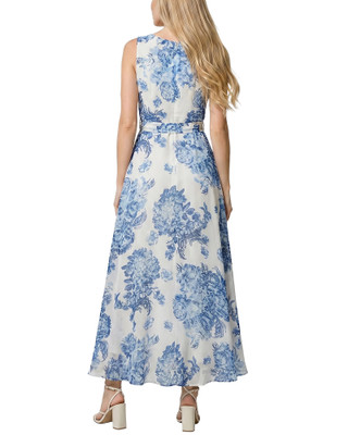 Thumbnail 2: Ny Collection Women's Floral Sleeveless Chiffon Maxi Dress 