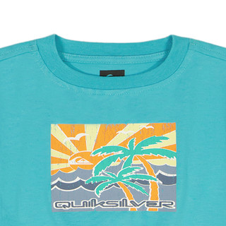 Thumbnail 4: Quiksilver Boy's 2 Pc Short Sleeve Sunset Tee Shorts Set 