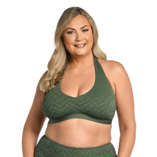 Thumbnail 1: La Blanca Plus Salt Halter Swim Top 
