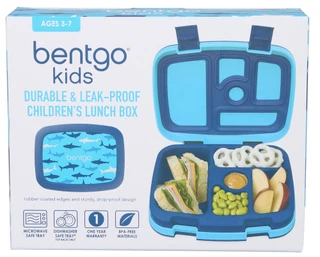 Thumbnail 1: Bentgo Durable & Leak-Proof Children's Lunch Box w/ Shark Print 