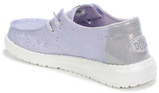 Thumbnail 2: Hey Dude Youth Girls Wendy Sparkle Surprise Shoes 