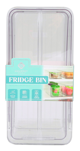 Thumbnail 2: GOURMET KITCHEN Multi-Purpose Fridge Bin w/ Pull Out Tab 