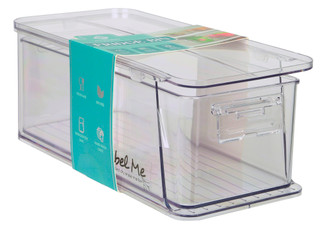 Thumbnail 1: GOURMET KITCHEN Multi-Purpose Fridge Bin w/ Pull Out Tab 