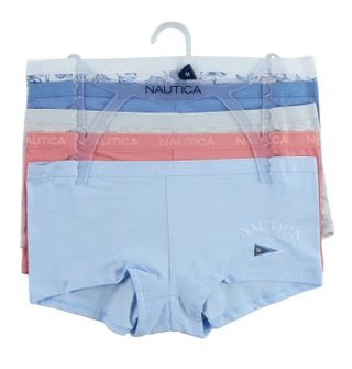 Thumbnail 1: Nautica Women's 5 Pk Logo Boy Leg Panties 