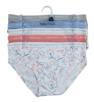 Thumbnail 1: Nautica Women's Logo Tag-Free Hipster Panties 