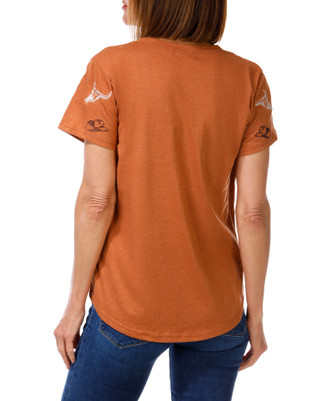 Thumbnail 2: Anneliese Women's Embroidered Western Theme Tee 
