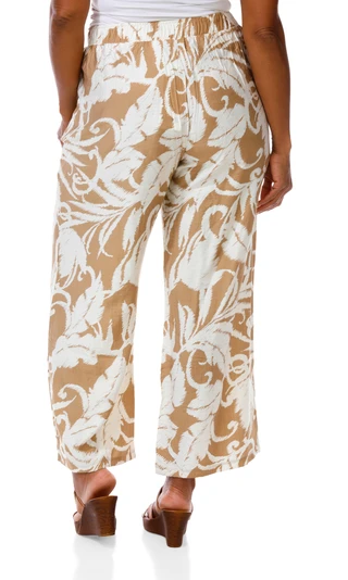 Thumbnail 4: CHLOE + JASMINE Women's Plus Floral Print Pants  
