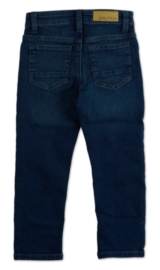 Thumbnail 2: Nautica Little Boys 5 Pocket Stretch Straight Fit jeans 
