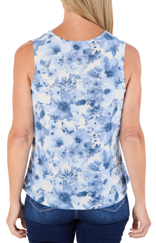 Thumbnail 2: Joie De Vivre Women's Sleeveless Tie Front Top  
