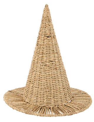 Thumbnail 2: Magical Season 15 in Handmade Halloween Witch's Hat with Spider Decor 