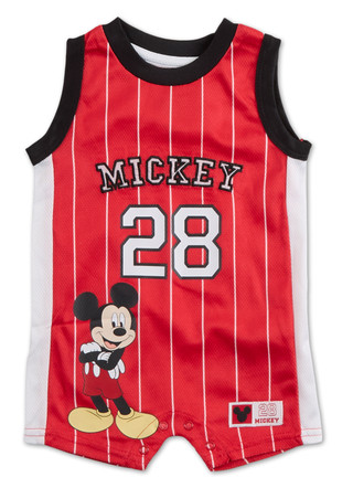Thumbnail 1: Disney Baby Boys Mickey Romper 