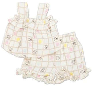 Thumbnail 2: Winnie The Pooh Baby Girls 3 Pc Shorts Set 