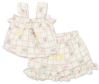 Thumbnail 4: Winnie The Pooh Baby Girls 3 Pc Shorts Set 
