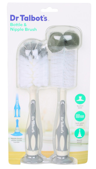 Thumbnail 1: Dr. Talbot's 2 Pk Bottle & Nipple Brush 