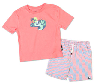 Thumbnail 1: Quiksilver Toddler Girls 2 Pc Shorts Set  