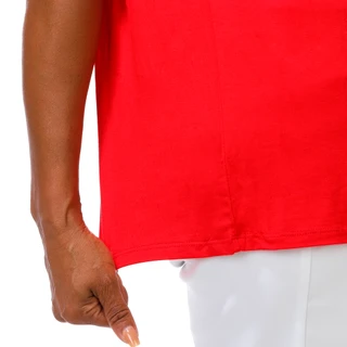 Thumbnail 2: ILU Women's Plus Americana Rhinestone Sailboat Top  