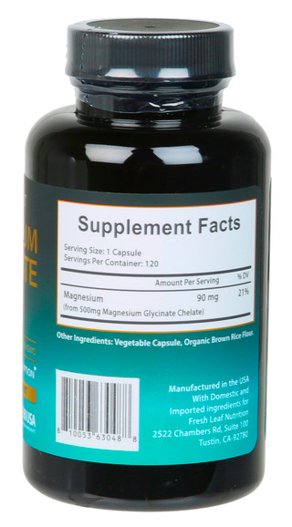 Thumbnail 2: Vitboost 120 Ct Magnesium Glycinate Capsules 
