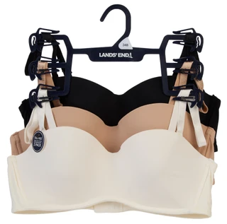 Thumbnail 1: Lands End Women's 3 Pk Convertible Bras  