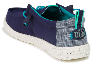 Thumbnail 2: Hey Dude Boys Wally Mini Ripstop Shoes 