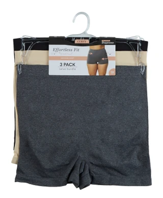Thumbnail 1: UnderWhere? Women's Plus 3 Pk Effortles Fit Shapewear Panties 