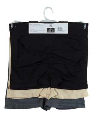 Thumbnail 2: UnderWhere? Women's Plus 3 Pk Effortles Fit Shapewear Panties 