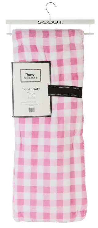 Thumbnail 2: SCOUT 50x70 Super Soft Checkered Throw 