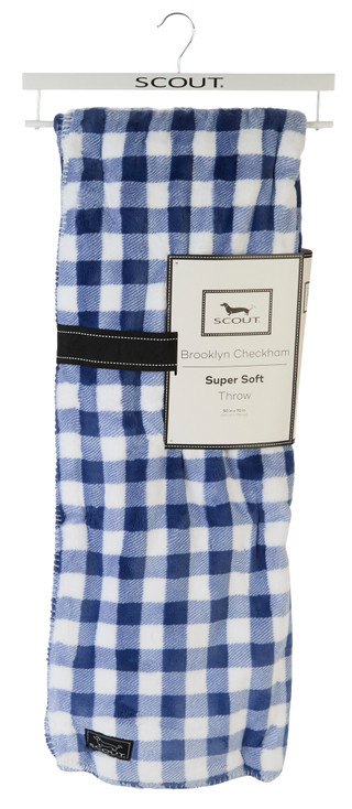 Thumbnail 1: SCOUT 50x70 Super Soft Checkered Throw 