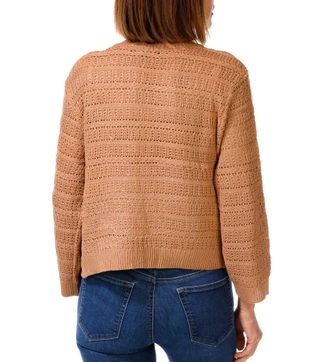 Thumbnail 2: ADRIENNE VITTADINI Women's Crochet Open Front Cardigan 