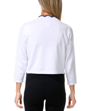 Thumbnail 3: Zac & Rachel Women's Double Scallop Edge Shrug 