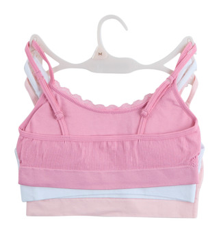 Thumbnail 2: Laura Ashley Girl's 3 Pk Seamless Lace Bras 